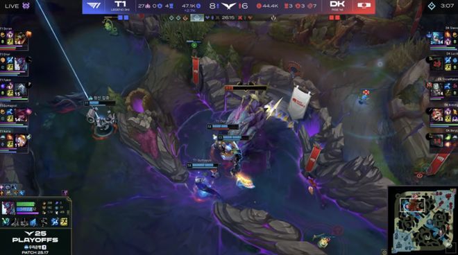 包含DK翻盘CLG，Faker拿下关键大龙宿敌对决2025世界赛，引爆全场热议的词条